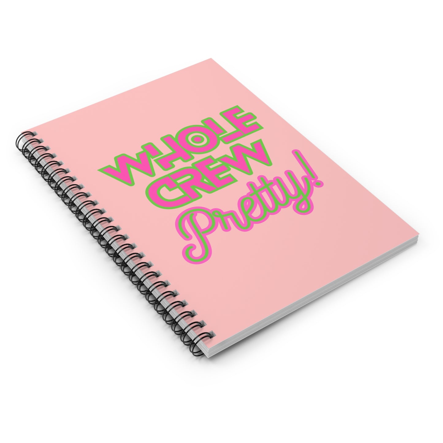 Whole Crew Pretty Mini Notebook