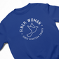 Finer Woman Dove Icon | Blue Crew Sweatshirt