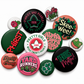 Pink + Green Button Pack