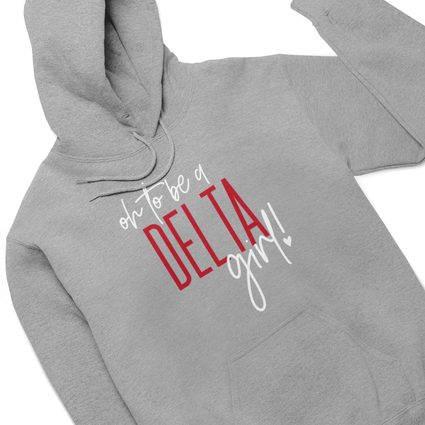 Delta Girl | Grey Hoodie