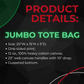 UPSILON CHAPTER | Jumbo Tote
