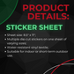 SG Rho Themed Sticker Sheet