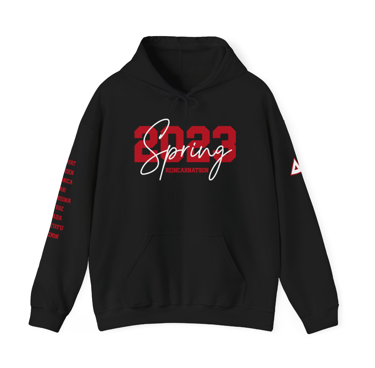 Personalized Line Sister Hoodie | Delta