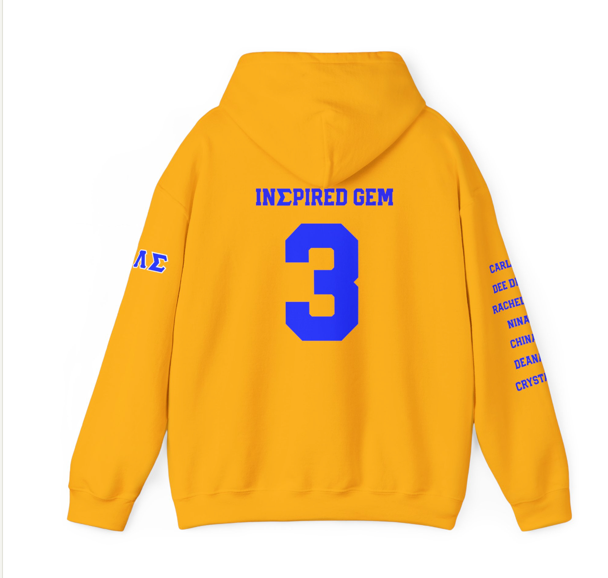 Personalized Line Sister Hoodie | SG Rho