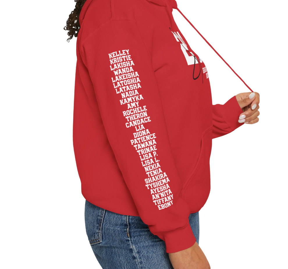 Personalized Line Sister Hoodie | Delta