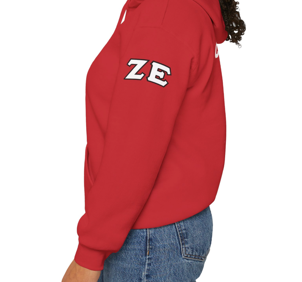 Personalized Line Sister Hoodie | Delta