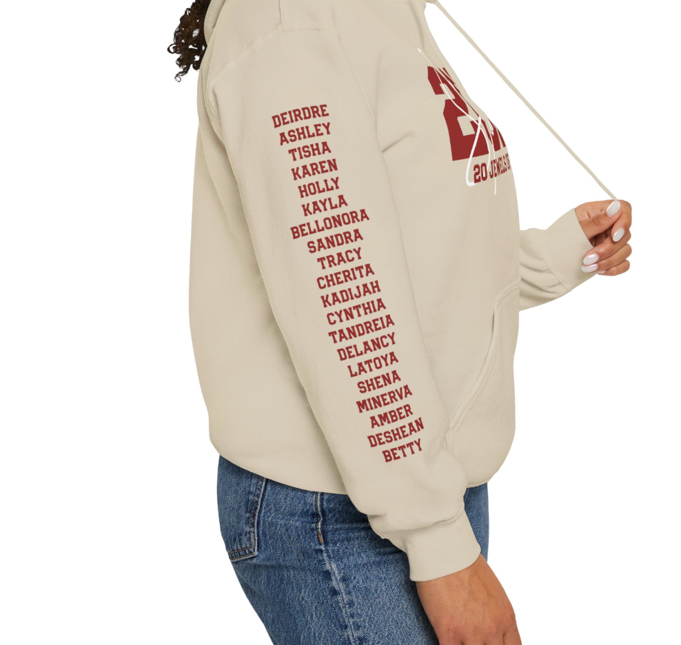 Personalized Line Sister Hoodie | Delta