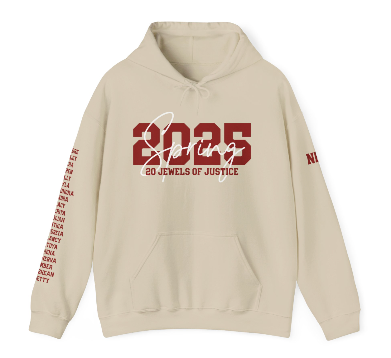 Personalized Line Sister Hoodie | Delta