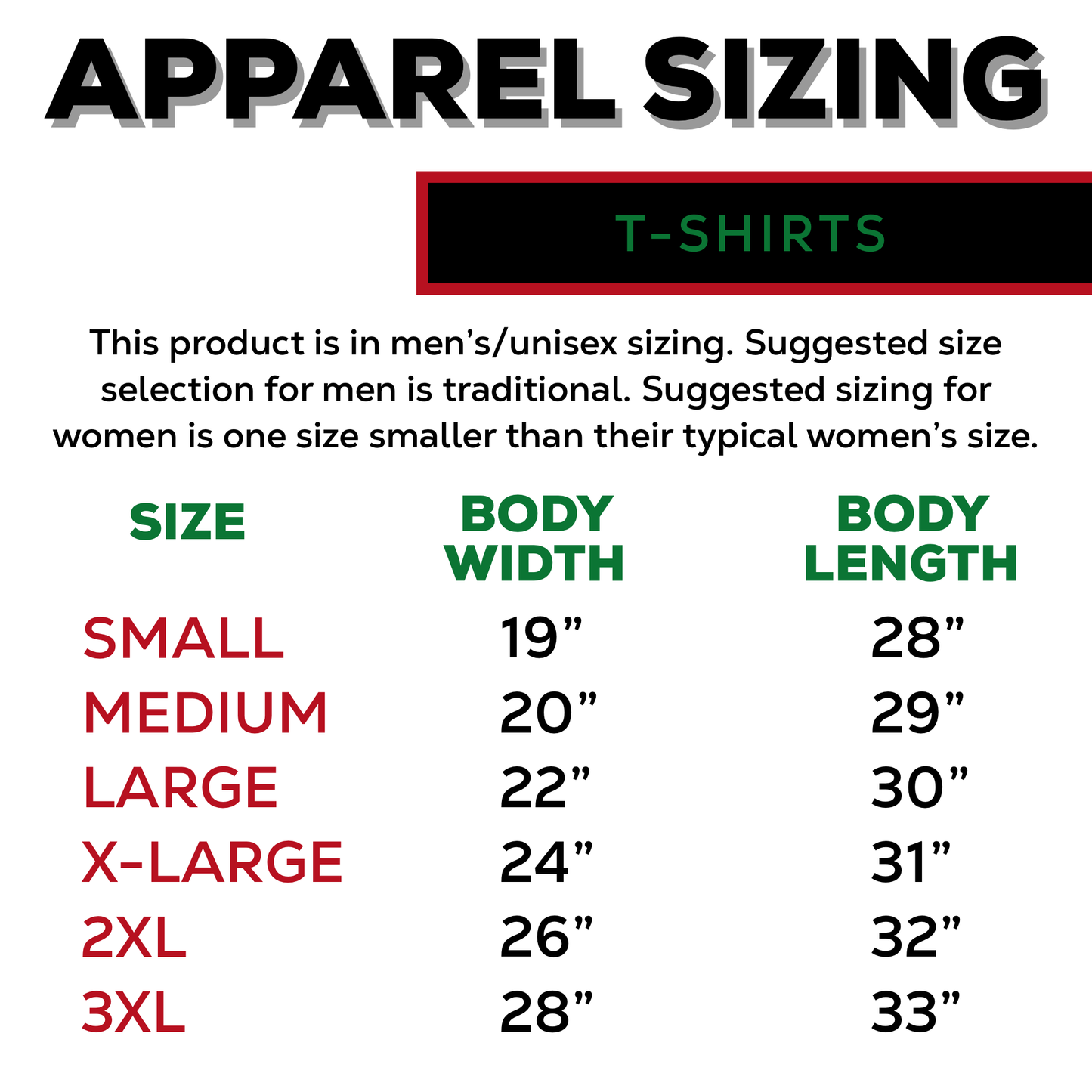 Excuses T-Shirt - Multiple Garment + Design Colorways